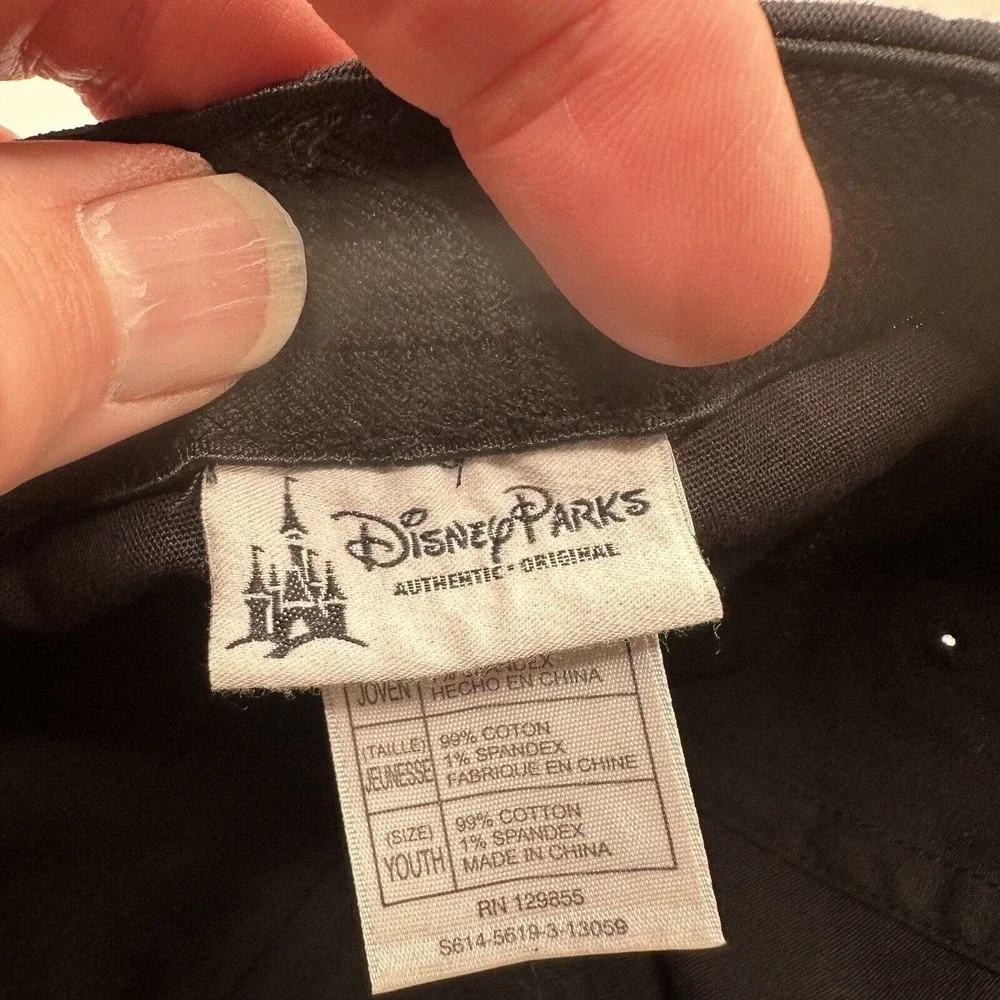 Disney‎ Parks Mickey Mouse Hat Mohawk Graffiti Brim Cap Youth